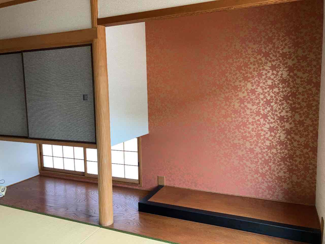 和室　壁紙　和モダン
