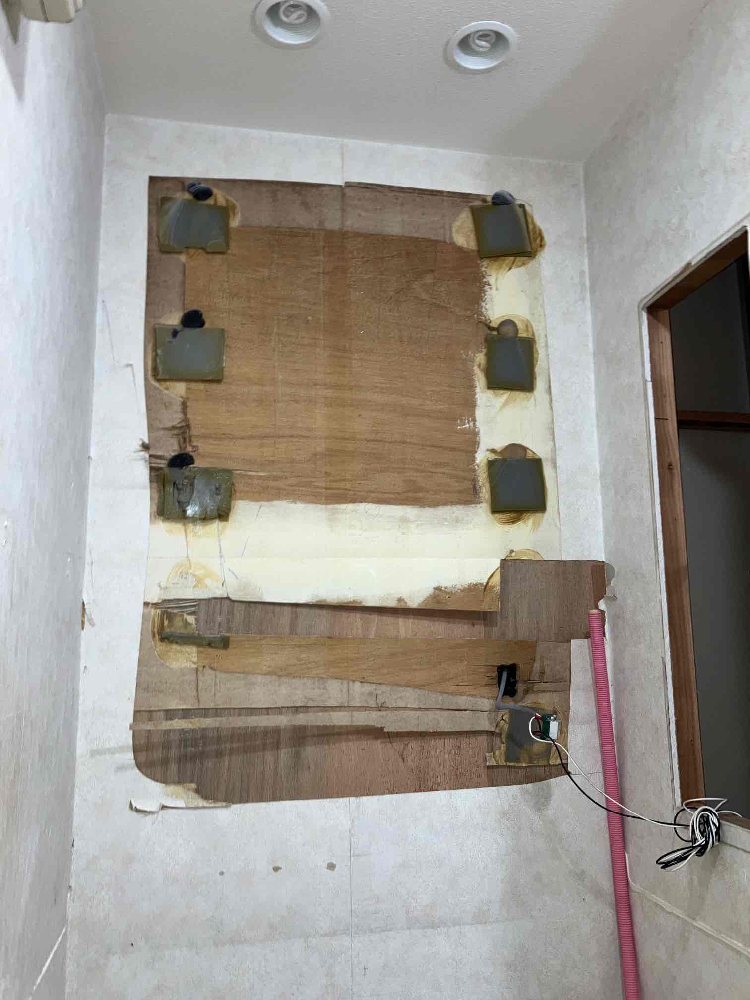 洗面化粧台　交換