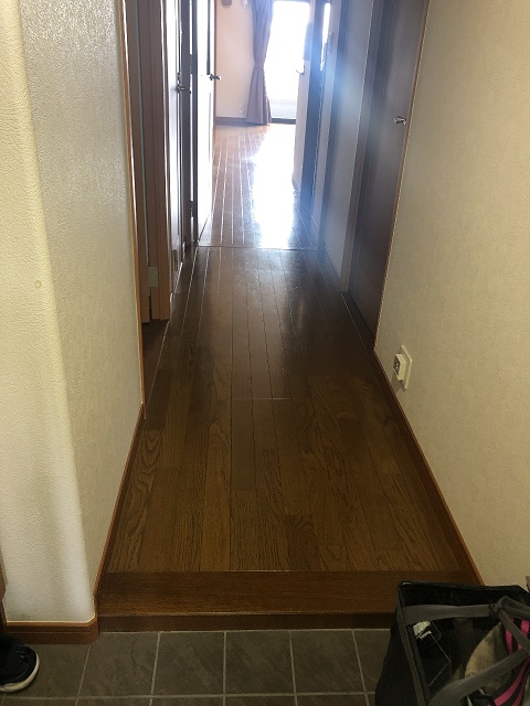リフォーム前玄関