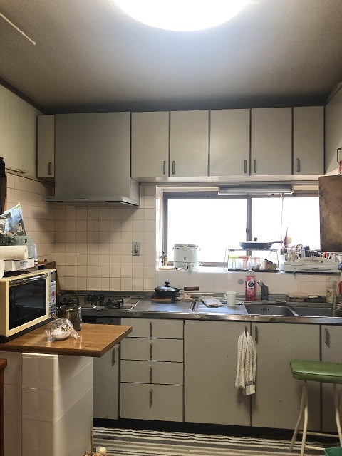 施工後レンジフード