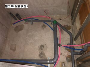 浴室配管