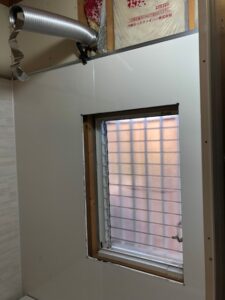 浴室リフォーム施工中